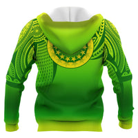 Cook Islands Polynesian Zip up Hoodie Tattoo Pattern - Polynesian Pride