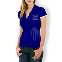 Custom MVIL Team Blue Women Polo Shirt Version LT12 Unisex Blue - Polynesian Pride