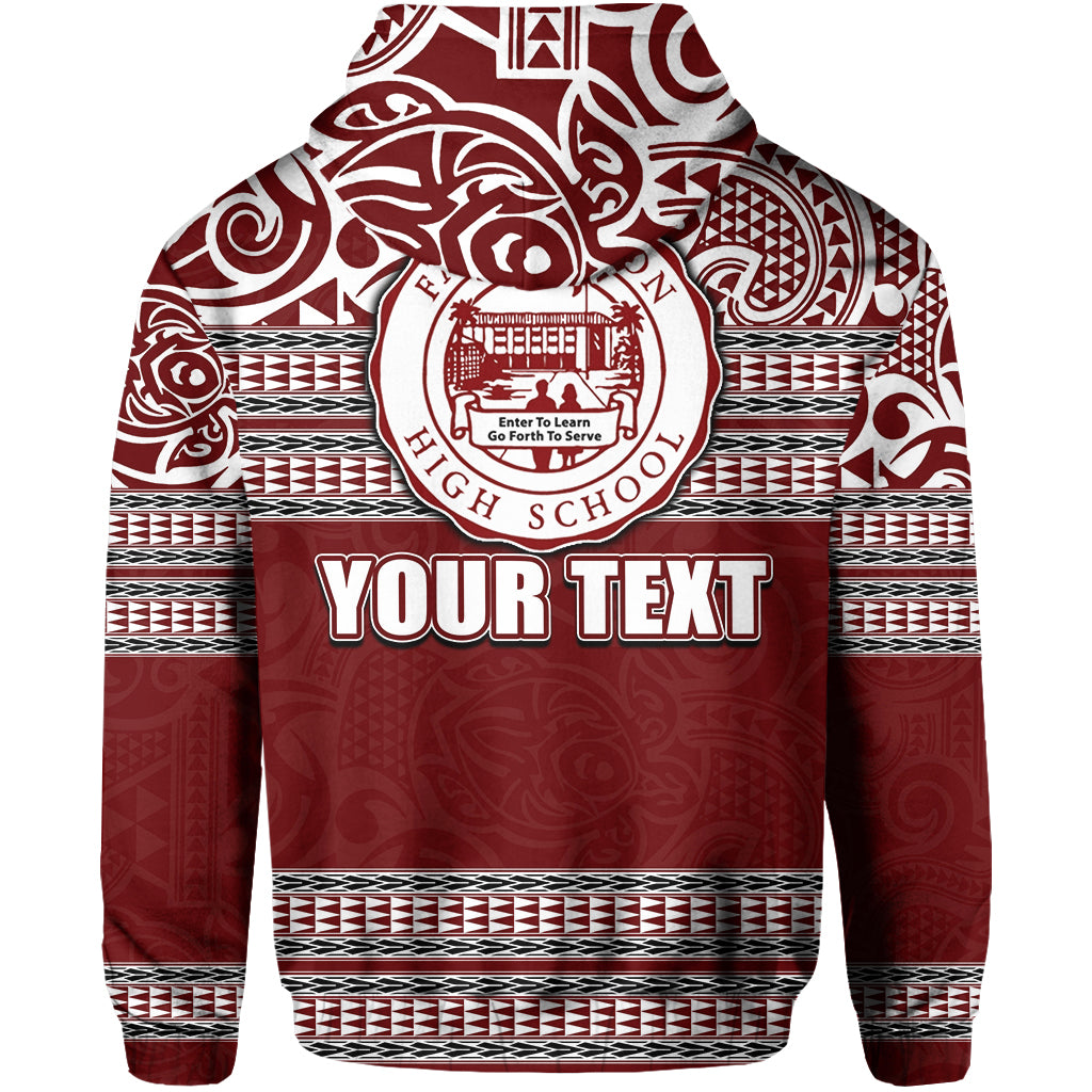 Custom Hawaii Farrington High School Zip Hoodie No.1 LT6 - Polynesian Pride