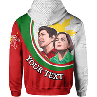 Custom Philippines Hoodie BBM and SARA Art Style LT6 - Polynesian Pride