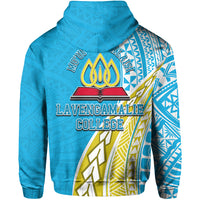 Custom Lavengamalie College Zip Hoodie Half Polynesian Style LT6 - Polynesian Pride