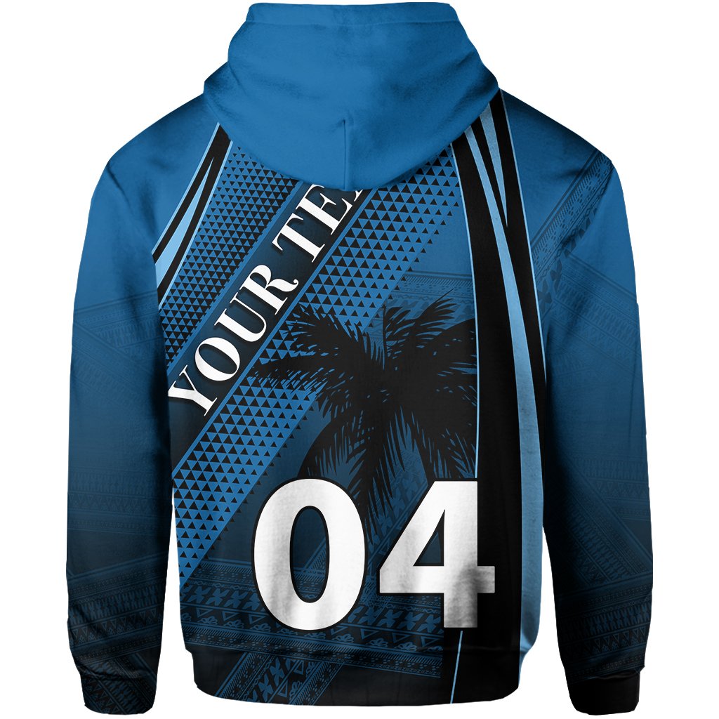 Custom Fiji Zip Hoodie Special Style No.2 - Polynesian Pride