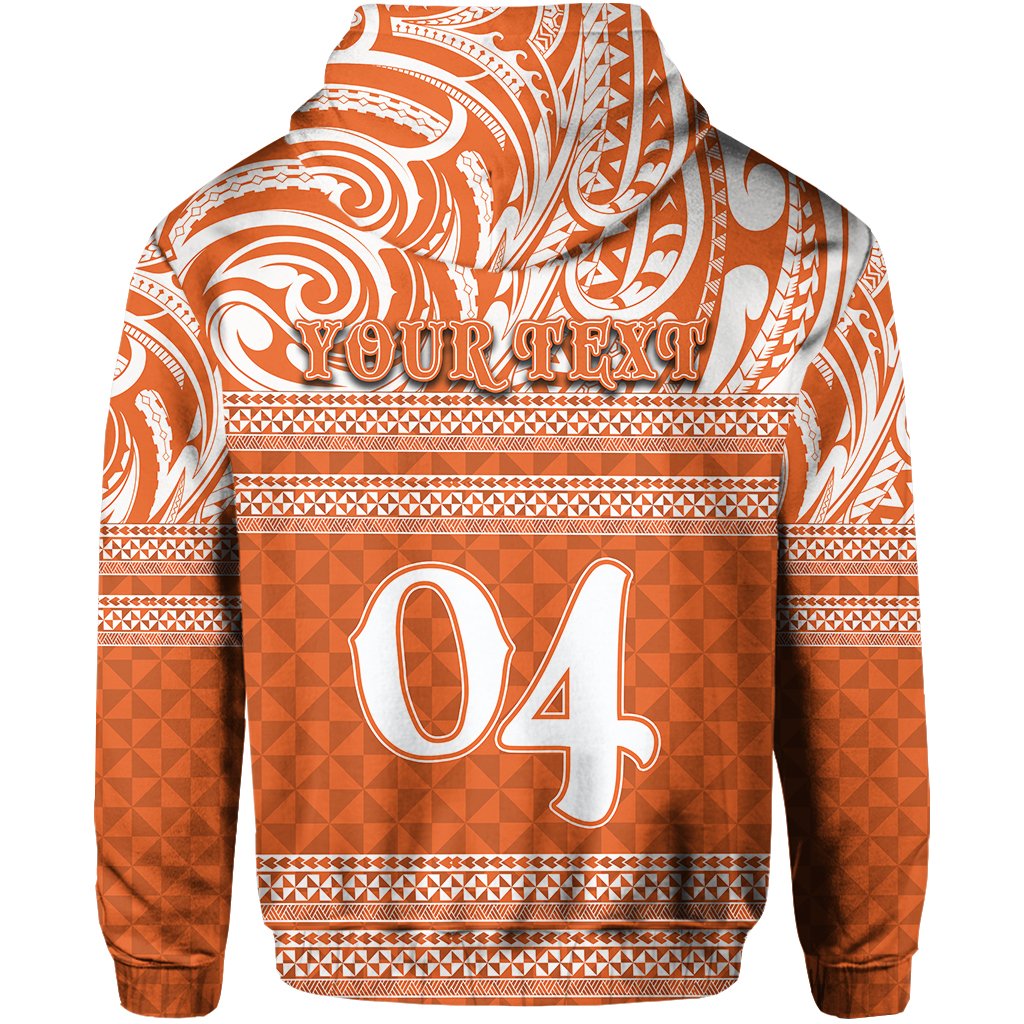 Custom Tailulu College Hoodie Tonga Patterns - Polynesian Pride