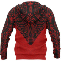 New Zealand Maori Tattoo All Over Print Hoodie - Polynesian Pride