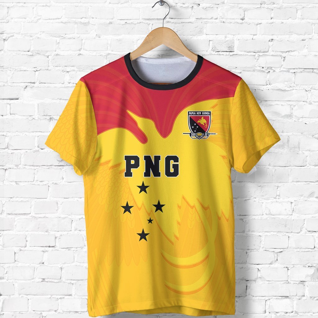 Papua New Guinea T Shirt Rugby Unisex Yellow - Polynesian Pride