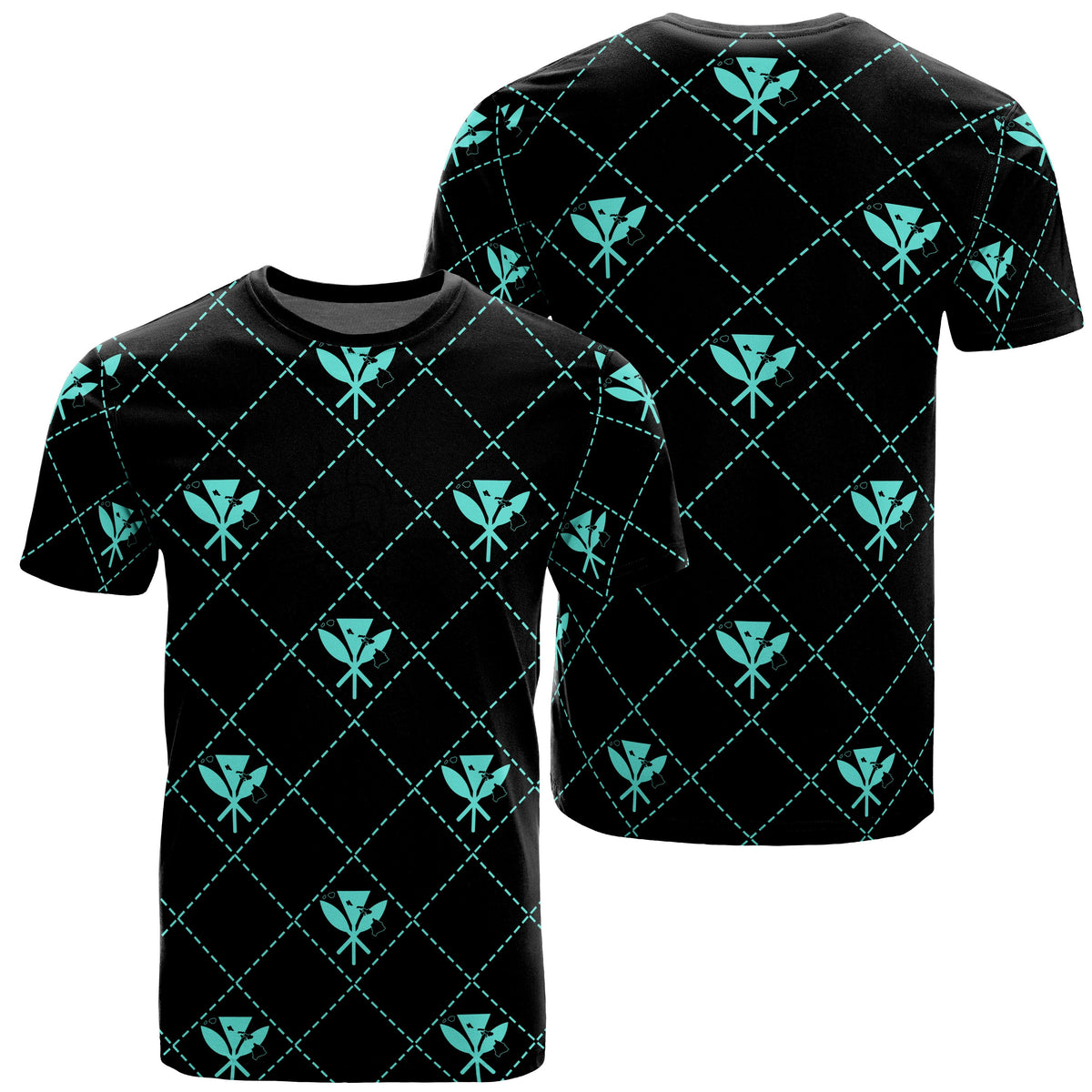 Kanaka Maoli T Shirt Regal Turquoise AH Unisex Turquoise - Polynesian Pride