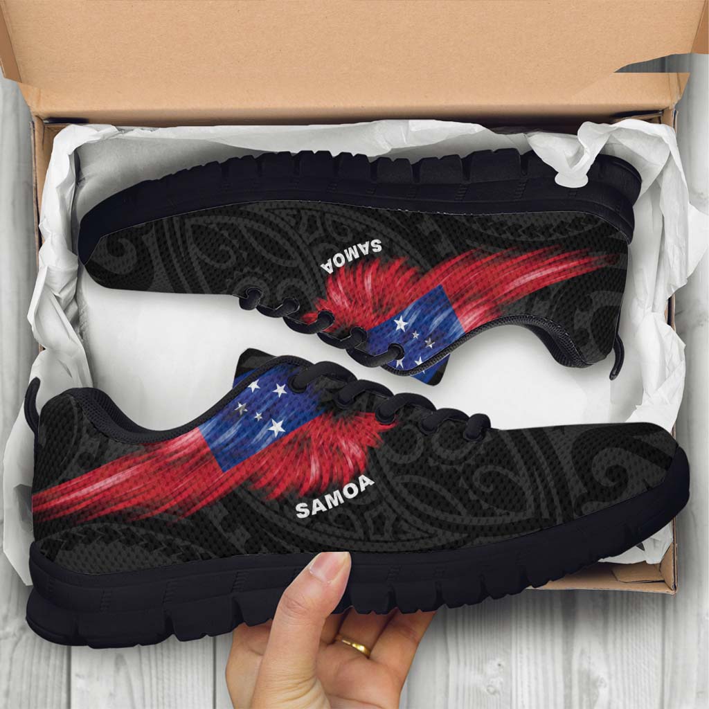 Samoa Sneakers - Flag Wing Sport Style - Polynesian Pride