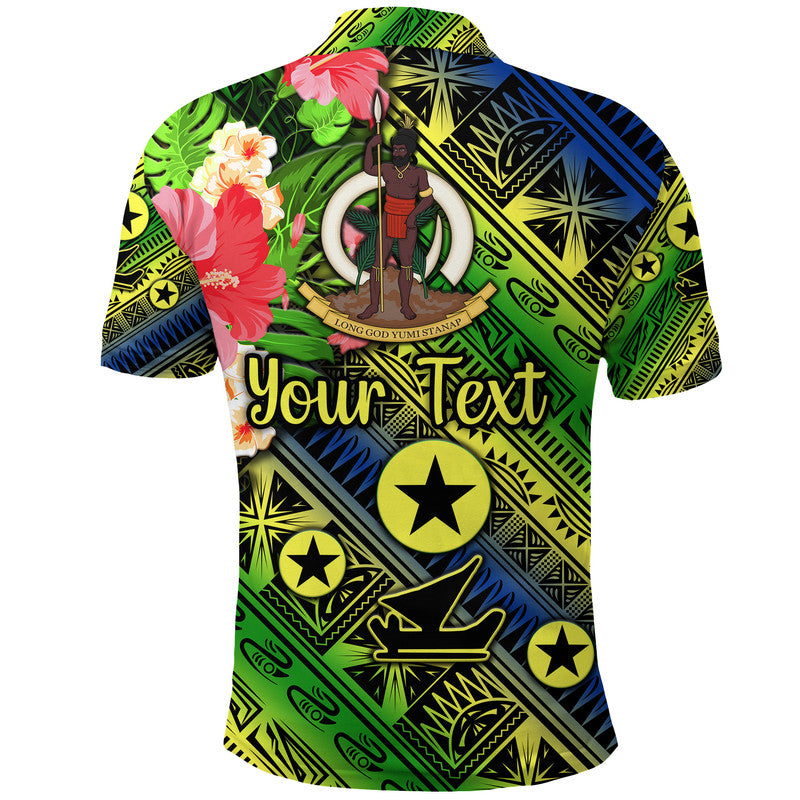 Custom Vanuatu Malampa Polo Shirt Independence Be Proud LT8 - Polynesian Pride