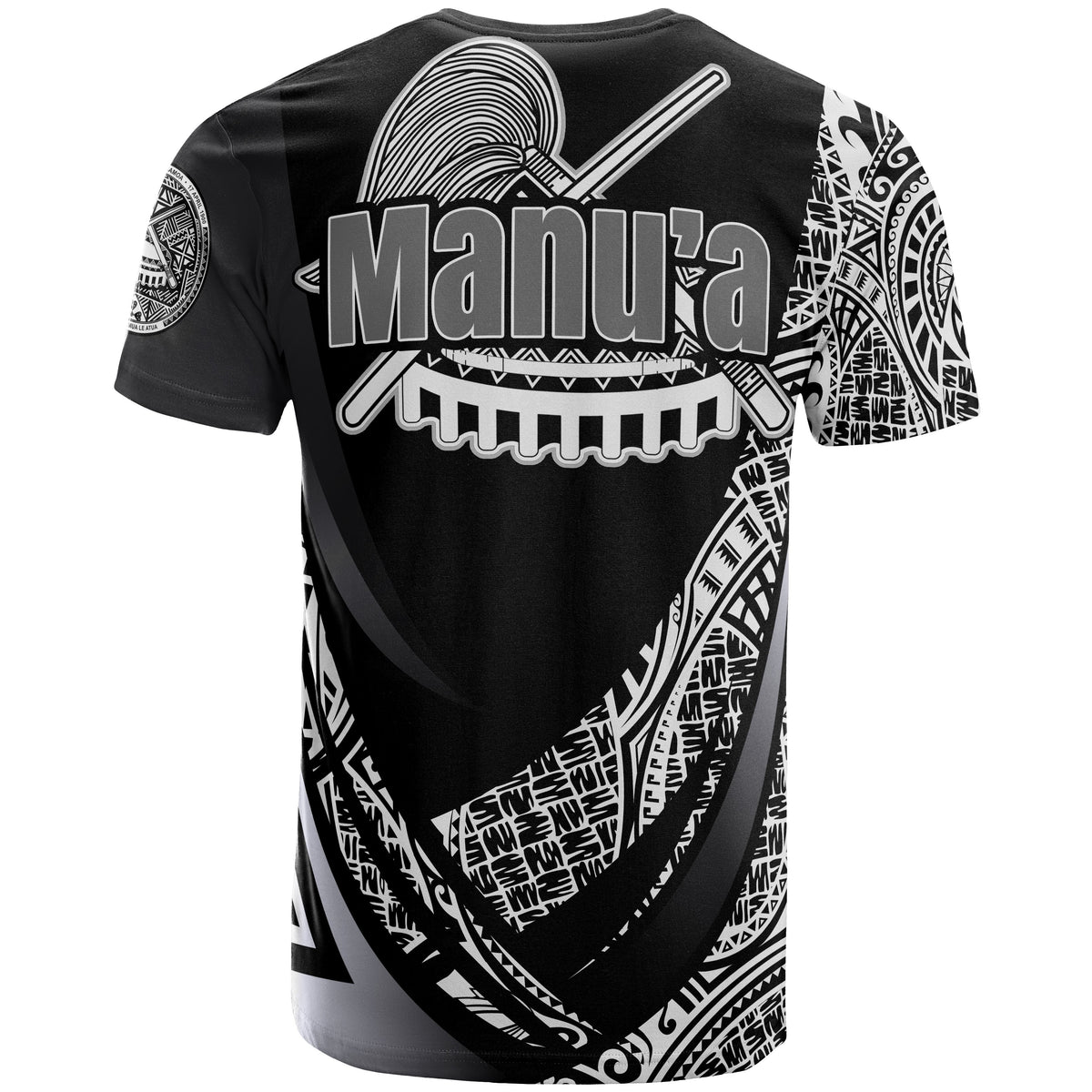 American Samoa T Shirt Manua ofu Polynesian Patterns Sport Style - Polynesian Pride