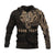 Maori Tattoo Style All Over Hoodie Golden Custom Version Unisex Gold - Polynesian Pride