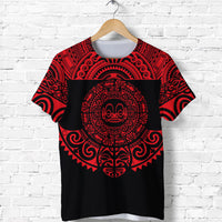 Marquesas Islands T Shirt Marquesan Tattoo Simplified Version Red LT8 - Polynesian Pride