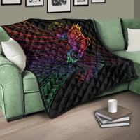 Marshall Islands Premium Quilt - Butterfly Polynesian Style - Polynesian Pride