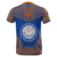 Marshall Islands All Over T Shirt Marshall Islands Seal Polynesian Tattoo - Polynesian Pride