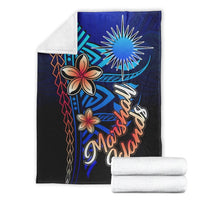 Marshall Islands Premium Blanket - Vintage Tribal Mountain - Polynesian Pride