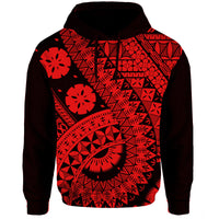 Polynesian Masi Kesa Red Style Hoodie LT9 Pullover Hoodie Red - Polynesian Pride