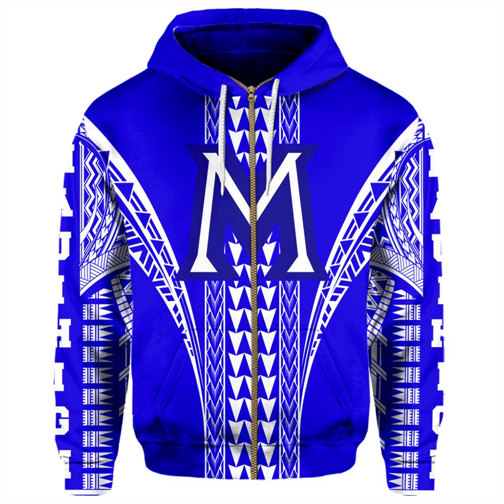 Hawaii Hoodie Maui High Zip Hoodie - Polynesian Pride