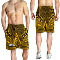 Samoa Ula Nifo Tribal Short Men Gold Style LT6 Gold - Polynesian Pride