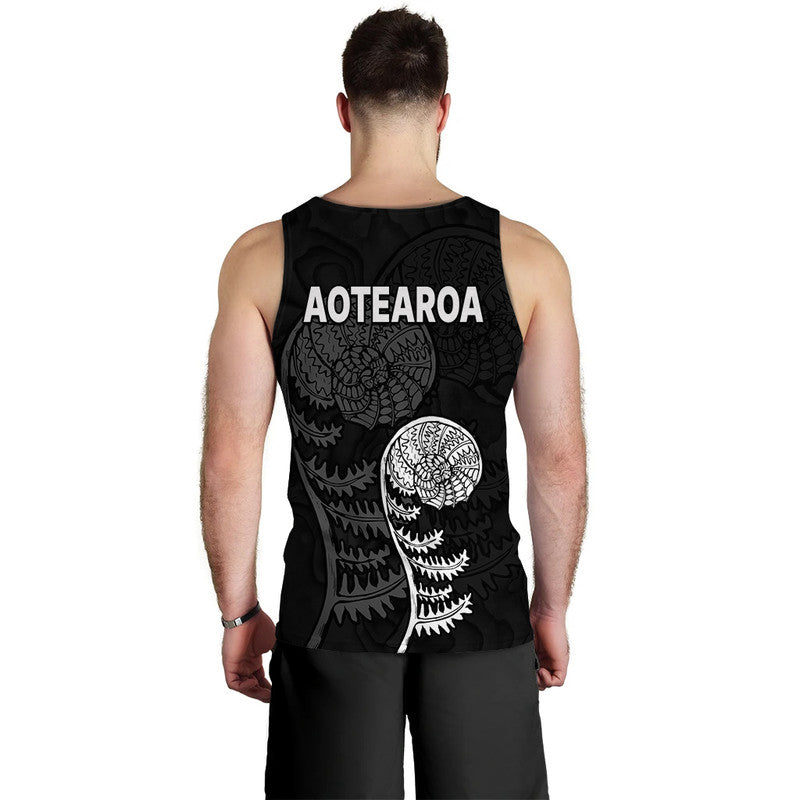 Aotearoa Silver Fern Men Tank Top LT9 - Polynesian Pride