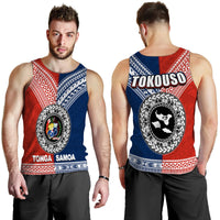 Tonga And Samoa TokoUso Polynesian Men Tank Top LT6 - Polynesian Pride