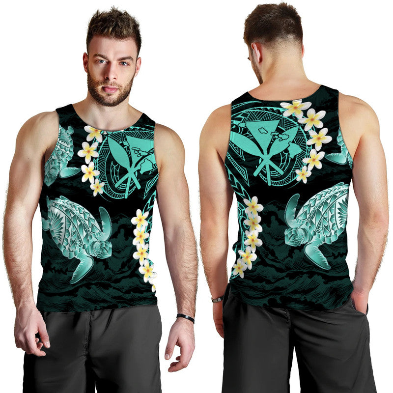 Hawaii Kanaka Turtle Men Tank Top Style No.4 LT6 - Polynesian Pride