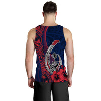 Guam Fish Hook Men Tank Top Flag Color Style LT6 - Polynesian Pride