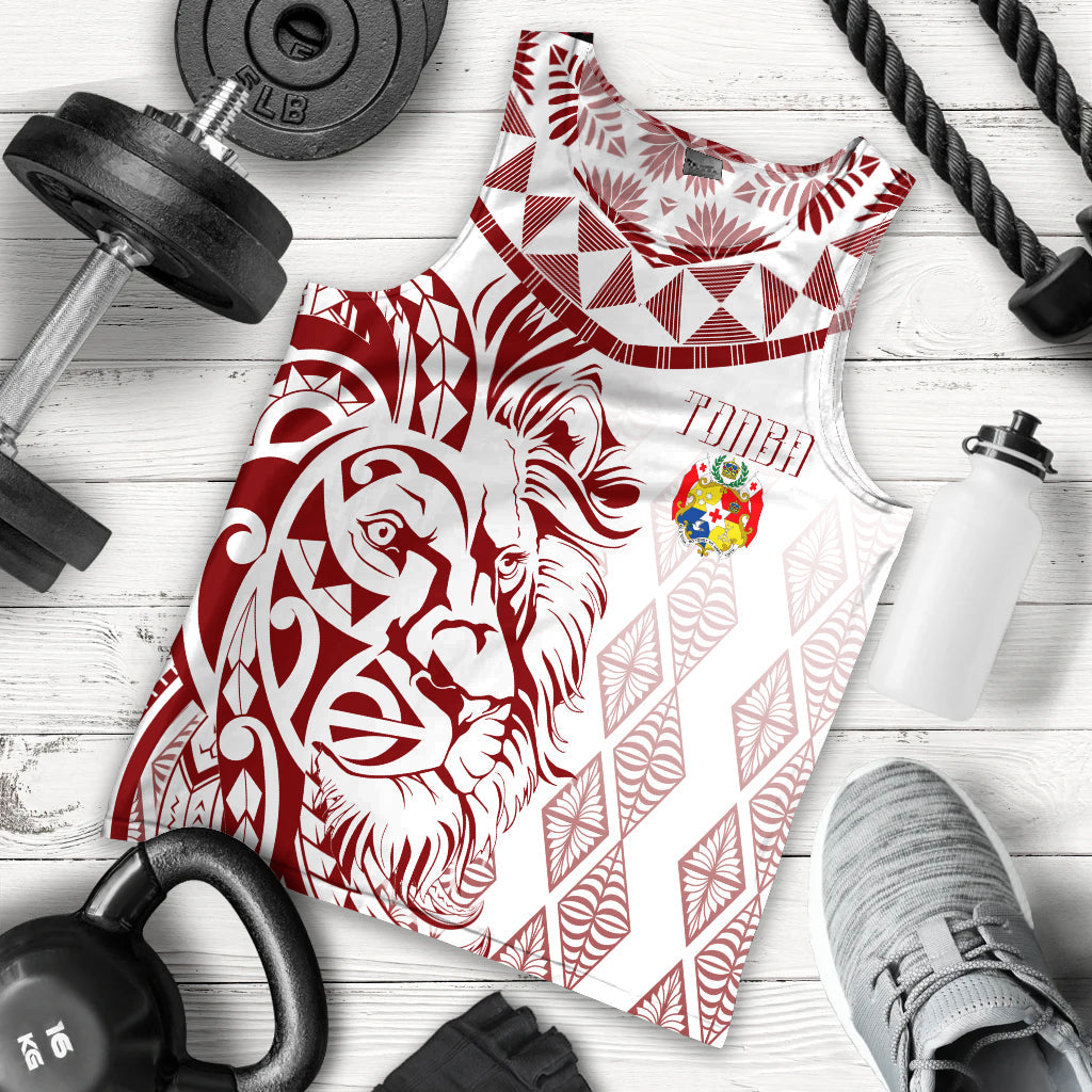 Tonga Personalised Men Tank Top Emancipation Day Lion Style LT7 - Polynesian Pride