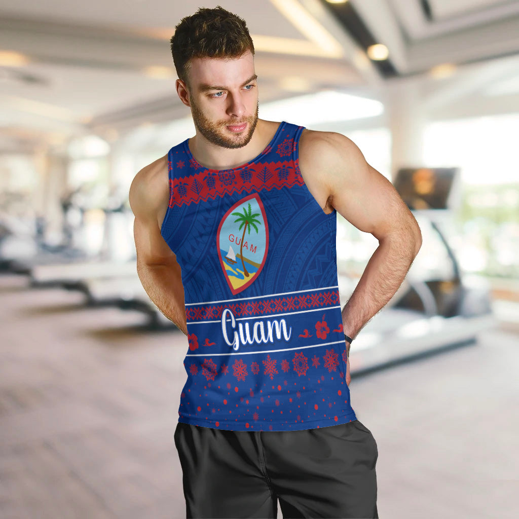 (Custom Personalised) Guam Christmas Men Tank Top Simple Style LT8 - Polynesian Pride