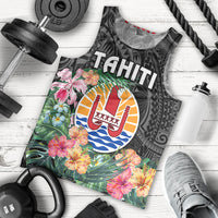 Tahiti Men Tank Top French Polynesia Simple Vibes - Black LT8 - Polynesian Pride