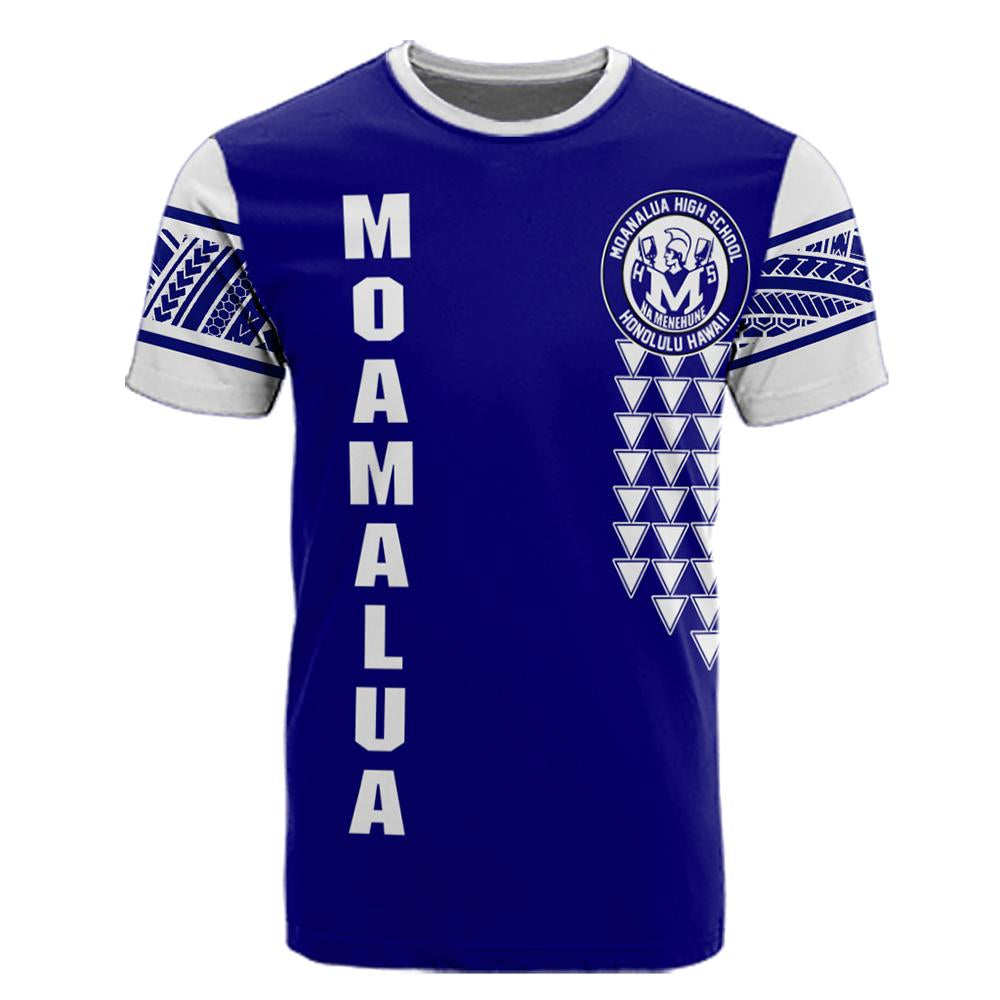 Custom Hawaii Moanalua High Custom Your Class T Shirt - Polynesian Pride