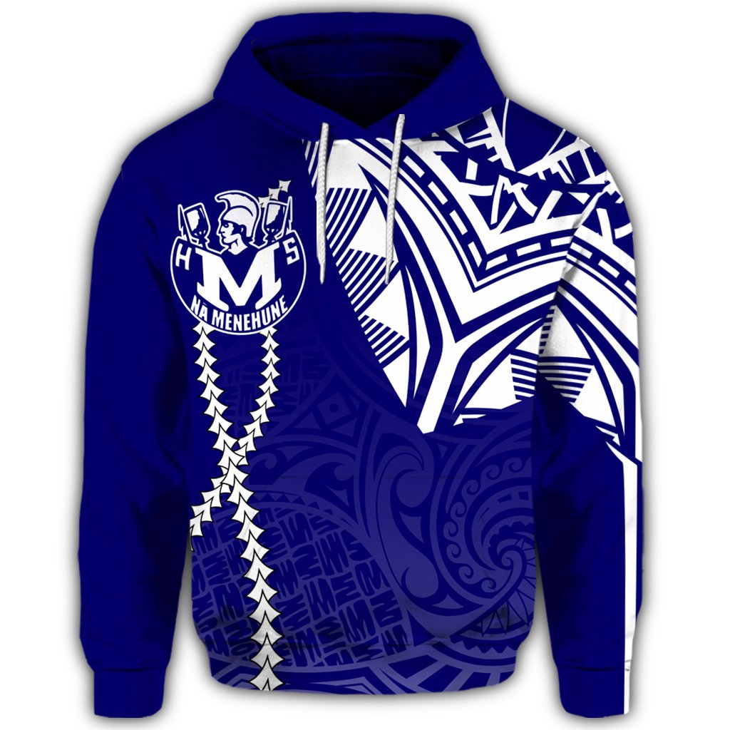 Hawaii Hoodie Moanalua High Pullover Hoodie Forc Style - Polynesian Pride
