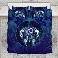 Maori Turtle Bedding Set Ocean Heartbeat - Polynesian Pride