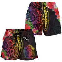 Nauru Women's Shorts - Tropical Hippie Style - Polynesian Pride