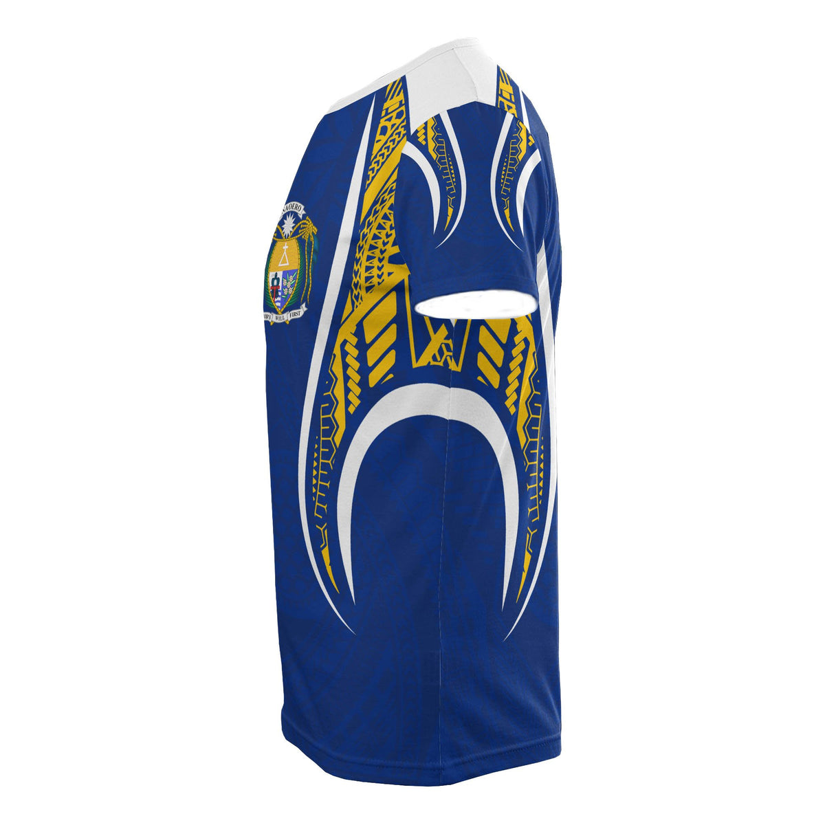 Nauru T Shirt Nauru Coat Of Arms Polynesian Stylized - Polynesian Pride