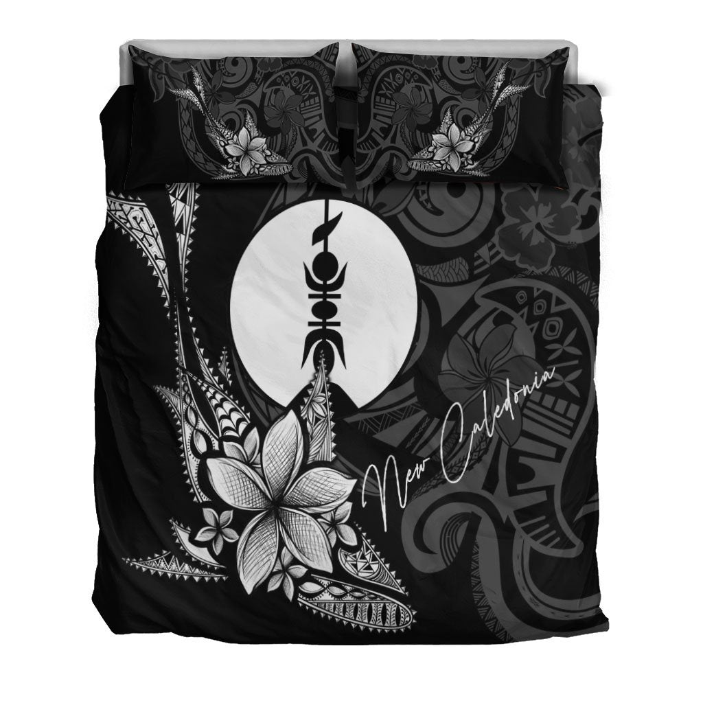New Caledonia Bedding Set - Fish With Plumeria Flowers Style - Polynesian Pride