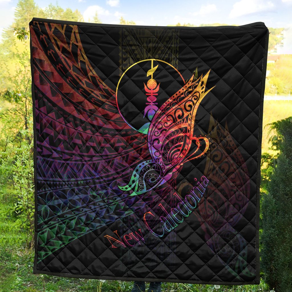 New Caledonia Premium Quilt - Butterfly Polynesian Style - Polynesian Pride