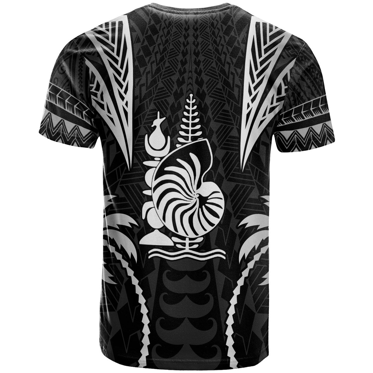 New Caledonia T Shirt Blood Runs Through My Veins Style Black - Polynesian Pride