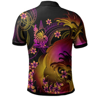 New Caledonia Custom Polo Shirt Kanaky in wave - Polynesian Pride