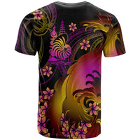 New Caledonia Custom T shirt New Caledonia in wave - Polynesian Pride