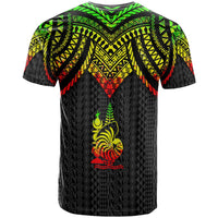 New Caledonia T Shirt Polynesian Armor Style Reggae - Polynesian Pride