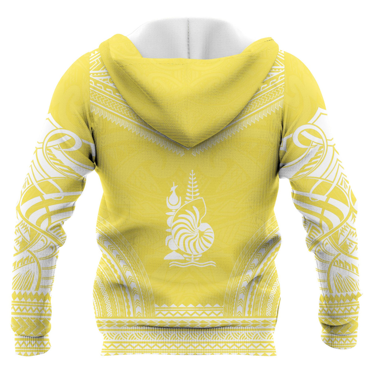 New Caledonia Polynesian Chief Custom Zip up Hoodie Flag Version Unisex Blue - Polynesian Pride
