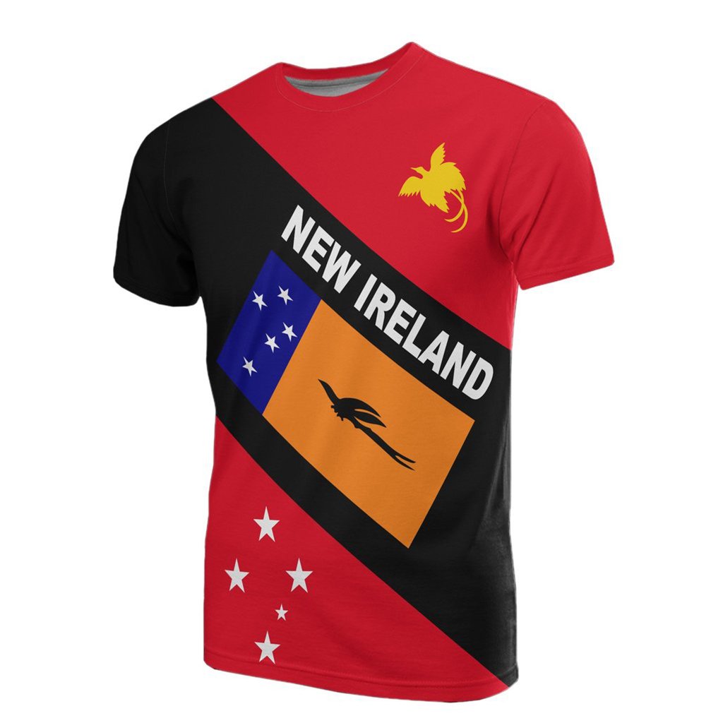 Papua New Guinea T Shirt PNG Flag New IrelAnd Province Flag Unisex Red - Polynesian Pride