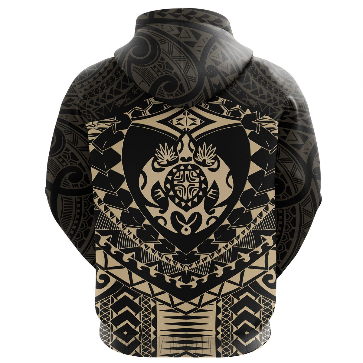 Maori Tattoo New Zealand Hoodie Turtle Tattoo - Polynesian Pride