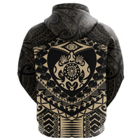 Maori Tattoo New Zealand Hoodie Turtle Tattoo - Polynesian Pride