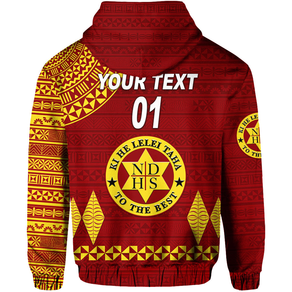 Custom Tonga Niuatoputapu High School Hoodie Simple Style, Custom Text and Number LT8 - Polynesian Pride
