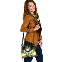 Niue Shoulder Handbag - Polynesian Gold Patterns Collection - Polynesian Pride