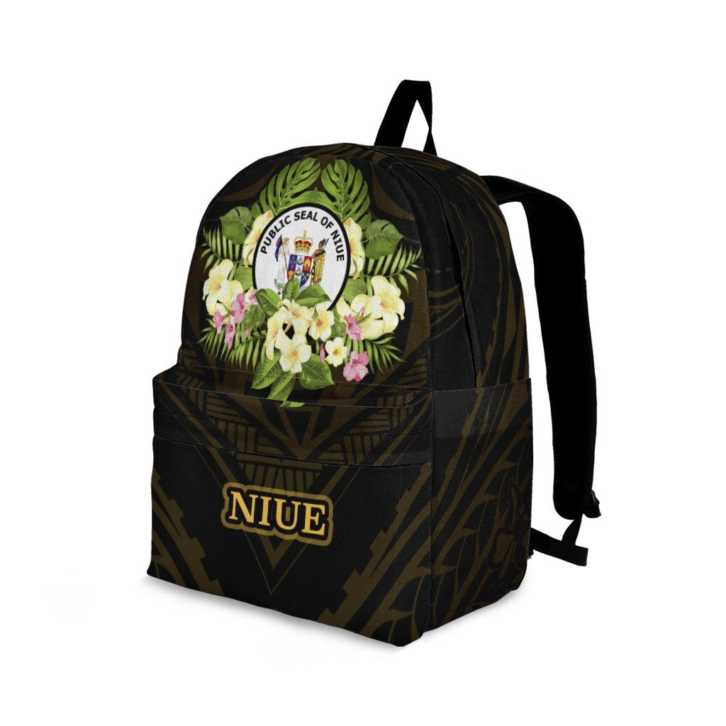 Niue Backpack - Polynesian Gold Patterns Collection - Polynesian Pride