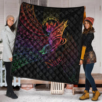 Niue Premium Quilt - Butterfly Polynesian Style - Polynesian Pride