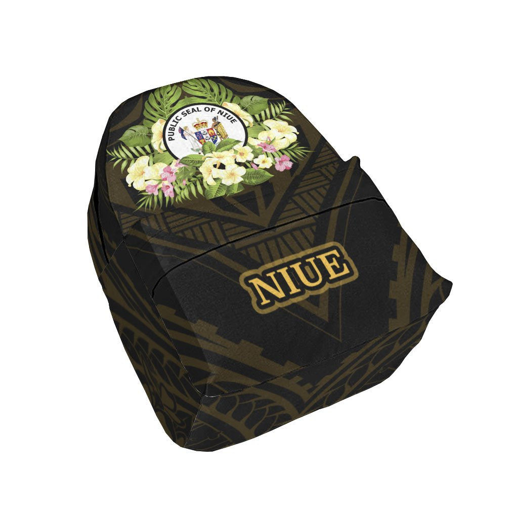 Niue Backpack - Polynesian Gold Patterns Collection - Polynesian Pride