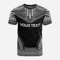 Norfolk Island Custom T Shirt Norfolk Island Coat Of Arms Polynesian Chief Tattoo Black Version - Polynesian Pride