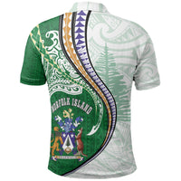 Norfolk Island Polo Shirt Flag Coat Of Arms Kanaloa Tatau Gen NF K7 - Polynesian Pride